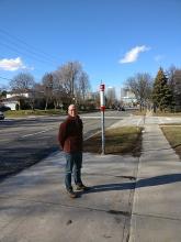 Bellamy: bus routes & 4 lanes of traffic